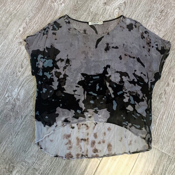 SAM&LAVI Top From Sax Sheer XS Great Colors - Picture 1 of 9